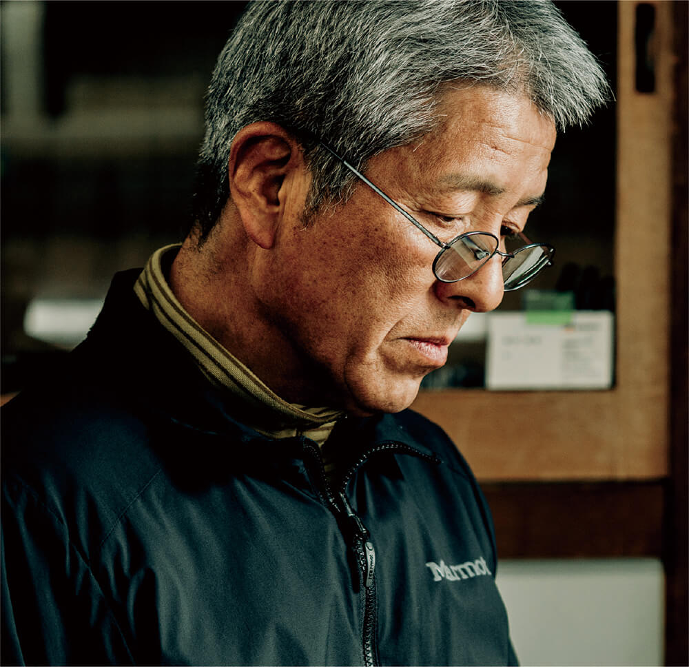 Shinbari craftsman Mutsumi Fujita